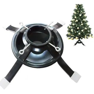 Christbaumständer mit 4 stabilen Füßen, echte Christbaumständer - Echter Weihnachtsbaumständer, drehbarer Weihnachtsbaumständer für die Weihnachtsfeier