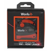 Work>it Tape Measure with Laser 40 meter