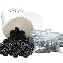 Karl Dahm Maxi-Set schwarz, Gewindelaschen Art. 12502