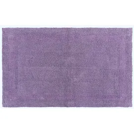 Homescapes Badgarnitur, Flieder, Textil, Uni, Rechteckig, 80x50 cm, Badtextilien, Badematten