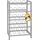 Haku-Möbel Weinregal 34 x 22 x 59 cm Silber