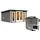 Karibu Mainburg 3 Set A inkl. 9 kW Bio externe Steuerung terragrau