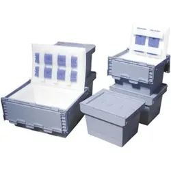Bito Thermoinlays für Mehrwegbehälter MBD64271 inkl. 4 Kühlakkus