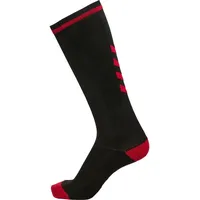 Hummel Long Socken Elite Indoor Erwachsene HUMMEL schwarz|rot 27/29