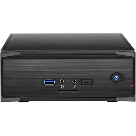 Inter-Tech MW-01 II Gehäuse Mini-ITX, USB 3.0 (Typ A+C) schwarz, Cardreader