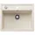 Blanco Dalago 6-F links Flächenbündig silgranit softweiß Handbetätigung 605 x 500 mm