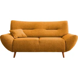 Home Affaire Polstergarnitur HOME AFFAIRE "Drago elegant und zeitlos, komfortabel, moderne Formensprache", gold, H:81cm T:90cm, 100% Polyester, Sitzmöbel-Sets, Set 3-2-1, bequem, versch. Stoffe, inkl. 2 Zierkissen