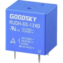 GOODSKY RUDH-SS-124D Printrelais 24 V/DC 12A 1 Wechsler Tray