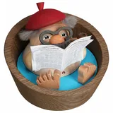 seiffener volkskunst eg schauwerkstatt Opa Albert im Pool - 10cm