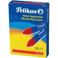 Pelikan Wachs-Signierkreide 772 12 St. rot