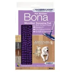 Bona Pet System Mikrofaser Auftrags-Pad, 25 x 14 cm CA101085 , 1 Stück