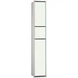 EMCO Asis Module 150 WC-Modul-Unterputzmodell 96,4 cm Aluminium/Optiwhite Metall