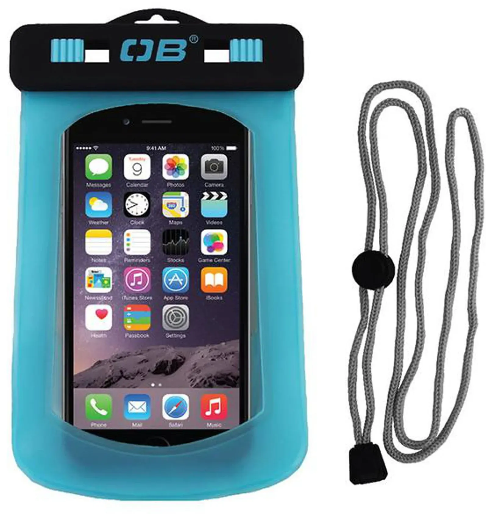 Overboard wasserdichte Handy iPhone Tasche blau bag iphone, Konfiguration: S
