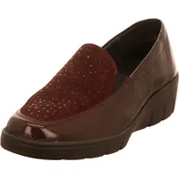 Semler Damenschuhe Halbschuhe Bequem Slipper Rot Freizeit, Schuhgröße:EUR 41.5