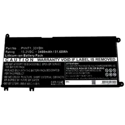 AGI Akku für Dell W6XNM Li-Ion 15,2 Volt 3400 mAh schwarz