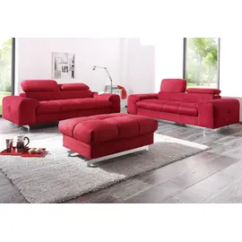 Cotta Couch Kunstleder 2-Sitzer Rot