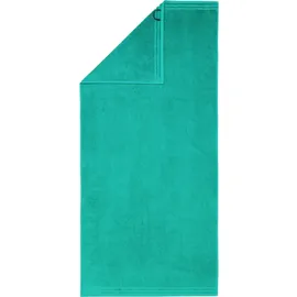VOSSEN Handtuch »Calypso Feeling«, (1 St.), mit schmaler Bordüre aus 100% Baumwolle, Vegan, einfarbig, grün