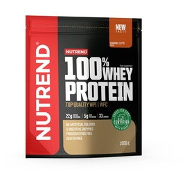 Nutrend 100% Whey Protein 1000 g, Karamell-Latte)