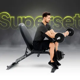 Zipro Superset Hantelbank Schwarz