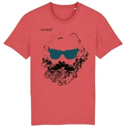 SALE:CHILLER - Rotes Herren TShirt - KARLSKOPF L