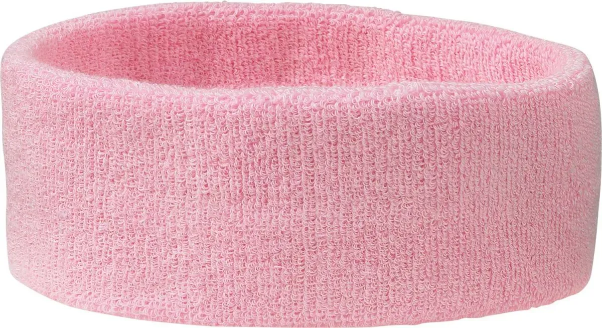 Myrtle Beach Unisex Frottee Stirnband MB042 light pink one size