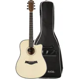 Rocktile WSD-100C NT Westerngitarre Gigbag Set