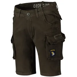 Alpha Industries Crew Patch Cargo Shorts Greyblack 32