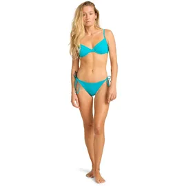 BILLABONG Bade-Shirt "Sol Searcher", Damen, Gr. L, Cup B, blau (blau lagoon), 86% Polyamid, 14% Elasthan, Bikini-Oberteile