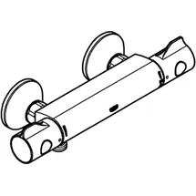 Grohe Grohtherm 800 Duschthermostat Wandmontage für 1 Verbraucher schwarz