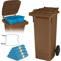 BRB-Lagertechnik Mülltonne 80 l Braun