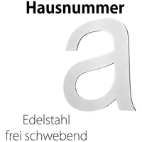V2Aox Edelstahl Hausnummer Groß Gross Haus Nummer Buchstabe a