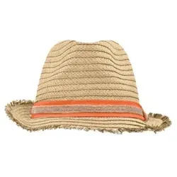 Sommer Fransenhut MB6703, braun/orange, Größe S/M - braun - S