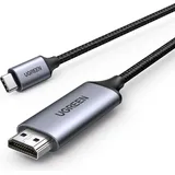 UGREEN Hdmi-auf-usb-c-adapterkabel 4K 60 Hz, 1,5 m schwarz-grau