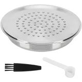 Senseo Hd7801 Wiederverwendbarer Kaffeefilter Mit Löffel Und Bürste Für Nachfüllbare Kapseln