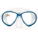 Cressi Perla Jr Mask - Schnorchelmaske, Transparent/Blau, Einheitsgröße, Junior Unisex