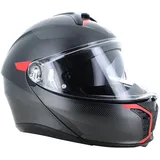AGV Tourmodular Multi Frequency Mplk E2206 Modularhelm - Matt Gunmetal / Red - XS