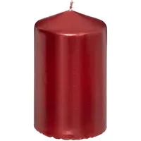 Atmosphera Créateur d'intérieur Stumpenkerze 12 cm rot