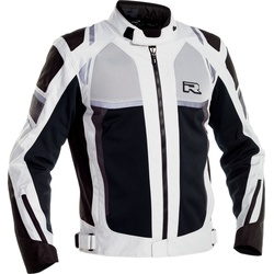 Richa Airstorm WP, Textiljacke wasserdicht - Hellgrau/Schwarz - XL