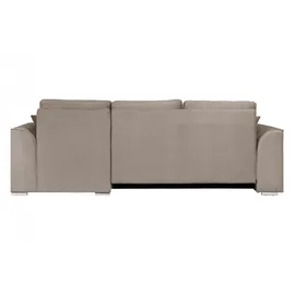 OTTO home Ecksofa OTTO HOME "BEATRICE optionale Schlafsofa mit Bettkasten, B/T/H: 265/170/86 cm", grau (taupe), B:265cm H:86cm T:170cm, 100% Polyester, Sofas, Ecksofa, L-Form, wahlweise auch mit Bettfunktion und Bettkasten