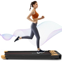 Laufbander Walking Laufband für zuhause & im Büro - Walking Pad bis 6 km/h (leiser Motor), ideal als Desk Laufband am Schreibtisch, kein Joggen m...