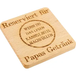 Geschenke für Papa Holz-Untersetzer Lustige Männer Geschenke