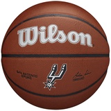 Wilson Basketball TEAM ALLIANCE, SAN ANTONIO SPURS, Indoor/Outdoor, Mischleder, Größe: 7