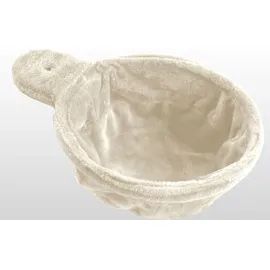 Happy Pet HAPPYPET Universal XL Liegemulde für Kratzbaum Ø 40cm, Große Schlafmulde, Stabiler Metallrahmen, 440g Plüsch, Ersatz-Liegemulde belastbar bis 15kg, Creme