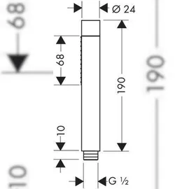 Axor Starck 2jet 28532000