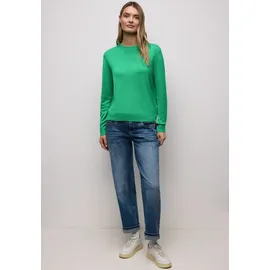 STREET ONE Basic Pullover Grün 42