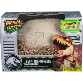Spin Master Primal Hatch - Interaktiver T-Rex im Ei, Spielfigur, mehrfarbig, 31 cm