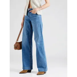 GARCIA Celia 249 Jeans in Mittelblau mit Wide Leg-W30 / L34