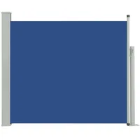 vidaXL Ausziehbare Seitenmarkise 100 x 300 cm blau 48372