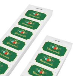 CombiCraft Wertmarken Block 'Festlich' auf 10er Streifen, weißes Papier - 1000 Abrisse pro Satz