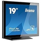 iiyama Prolite T1932MSC-B5AG 48 cm (19") IPS LED-Monitor SXGA 10 Punkt Multitouch kapazitiv (VGA, HDMI, DisplayPort) IP54 Front, Anti Glare Beschichtung, schwarz